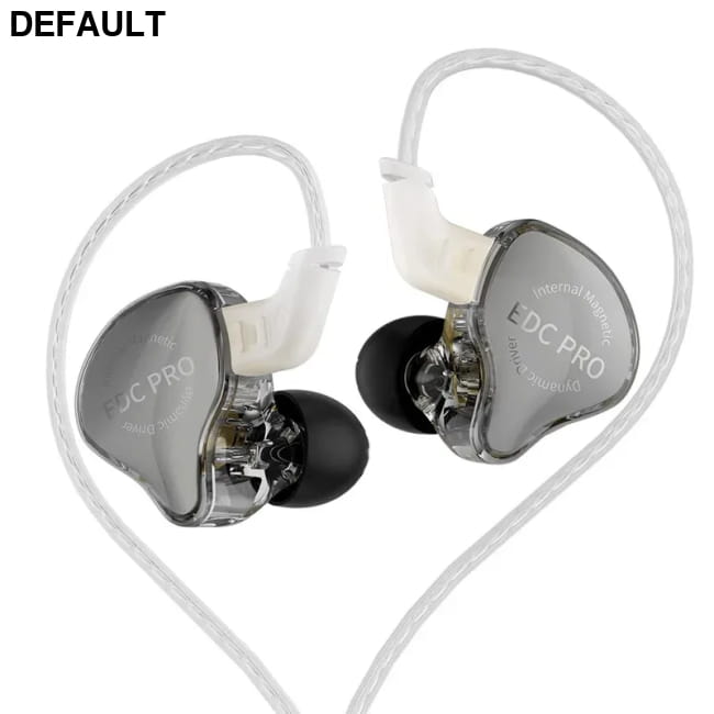 KZ EDC PRO Wired Earphone Large Dynamic Drivers Earbuds Silver-plated NO Mic Best Selling Products