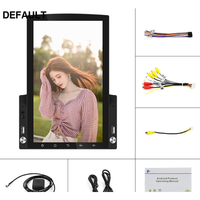 Large Screen Vehicle-mounted Video Player Navigator Official Standard / 9.7Inch Vertical Car DVD GPS Players Motor