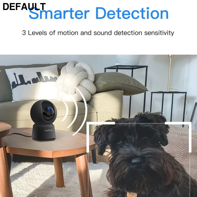 Laxihub 5MP Wi-Fi Surveillance Camera Baby Monitor 360° 1PC Home Security & Garden