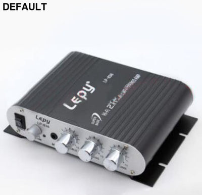 Le Pai LP-838 car home 12V computer amplifier 2.1 channel with subwoofer adjustment small Car Amplifiers AM/FM Radios