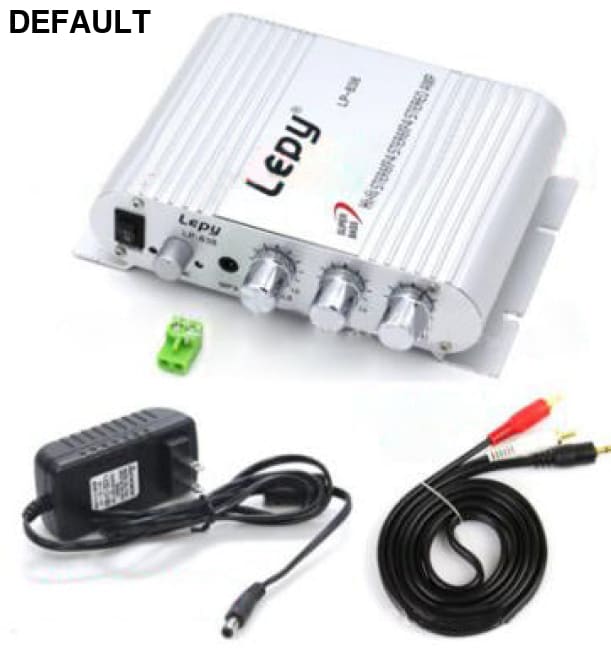 Le Pai LP-838 car home 12V computer amplifier 2.1 channel with subwoofer adjustment small C Car Amplifiers AM/FM Radios