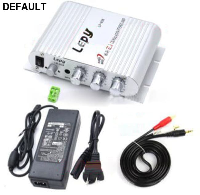 Le Pai LP-838 car home 12V computer amplifier 2.1 channel with subwoofer adjustment small D Car Amplifiers AM/FM Radios