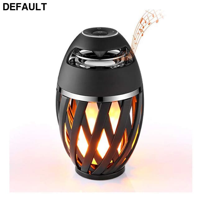 LED Flame Speaker Black Mini Bluetooth Speakers