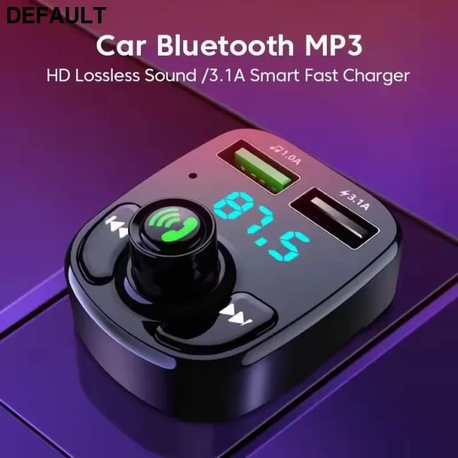 LED MP3 Car Bluetooth FM Hands-Free Bluetooth-compaitable 5.0 Transmitter 3.1A QC3.0 PD Type C Dual USB Kit Charger
