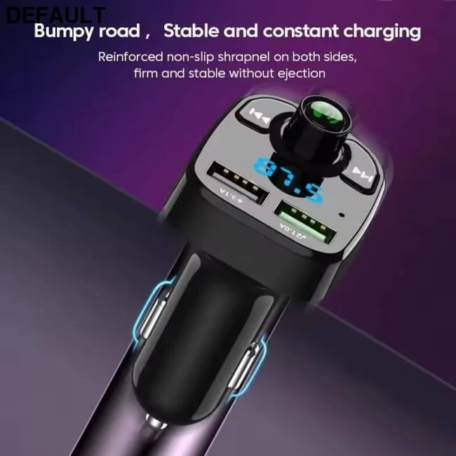 LED MP3 Car Bluetooth FM Hands-Free Bluetooth-compaitable 5.0 Transmitter 3.1A QC3.0 PD Type C Dual USB Kit Charger
