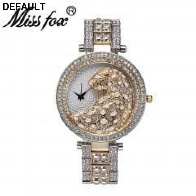 Leopard Bling Quartz Watch V227-GSW Women Watches