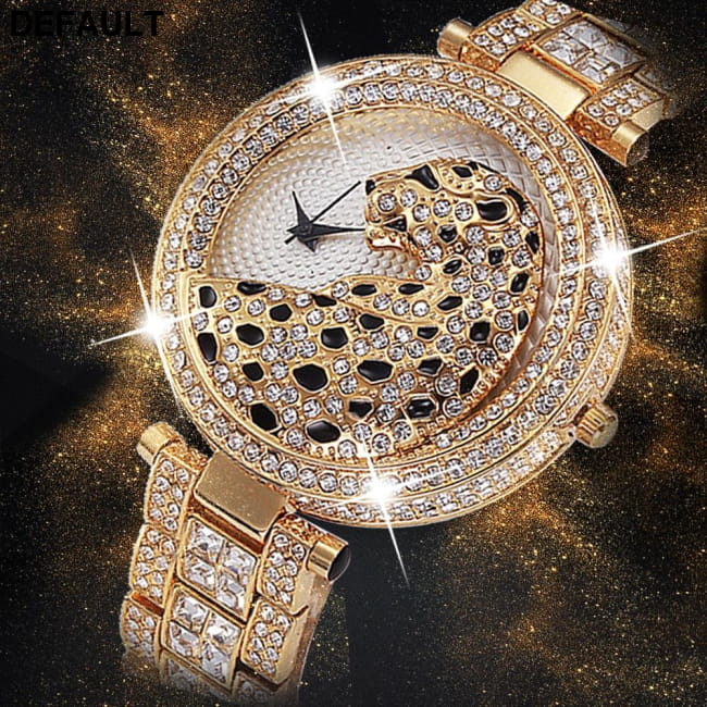 Leopard Bling Quartz Watch Women Watches