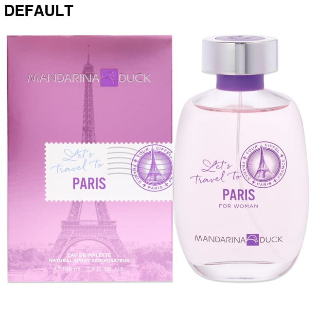 Lets Travel To Paris by Mandarina Duck for Women - 3.4 oz EDT Spray / Perfume - Eaux De Toilette