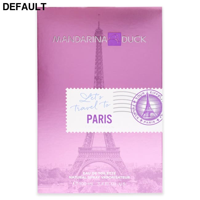 Lets Travel To Paris by Mandarina Duck for Women - 3.4 oz EDT Spray / Perfume - Eaux De Toilette