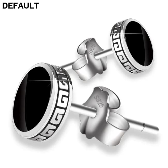 Lihong Personalized 925 Silver Earrings Men’S Single Street Punk Hip-Hop Jewelry Men