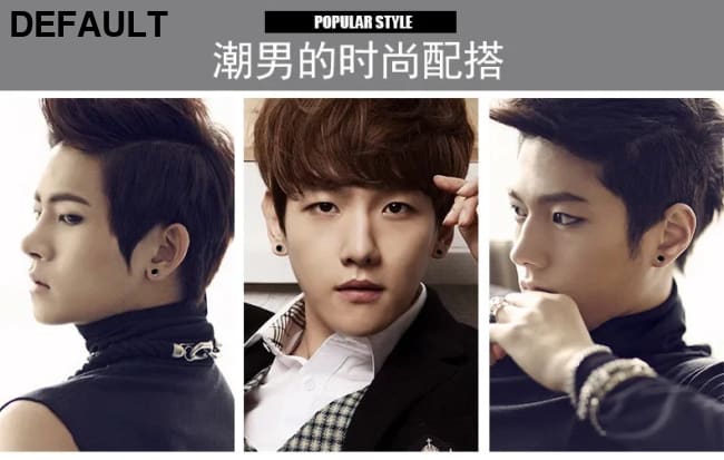 Lihong Personalized 925 Silver Earrings Men’S Single Street Punk Hip-Hop Jewelry Men