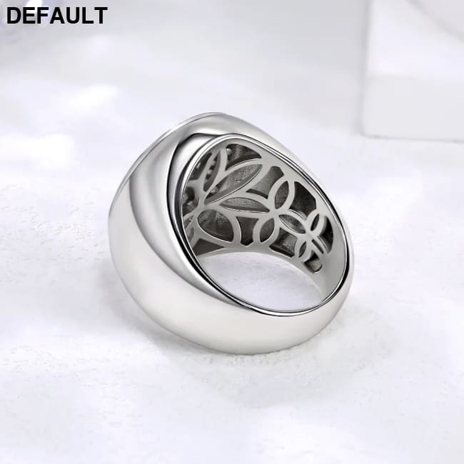 LinkerLove Sparkling Full Moissanite Ring Hip Hop for Men Gold Plated 925 Sterling Silver Diamond Party Luxury Jewelry