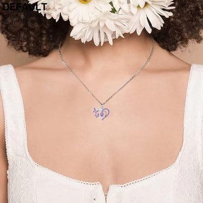 Love Butterfly Necklace New Year’s Gift For Your Lover Friend Silvery Sterling Silver Necklaces Jewelry Making Kits