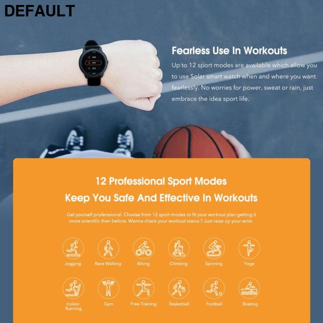 LS05 Solar Smartwatch: Track Fitness & Sleep Global Version Smart Watches Best Selling Products Jewelry