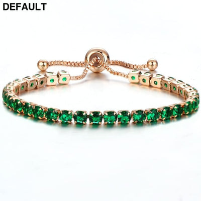 Luxury 4mm Cubic Zirconia Tennis Bracelets Iced Out Chain Crystal Wedding Bracelet For Women Men Gold Silver Color