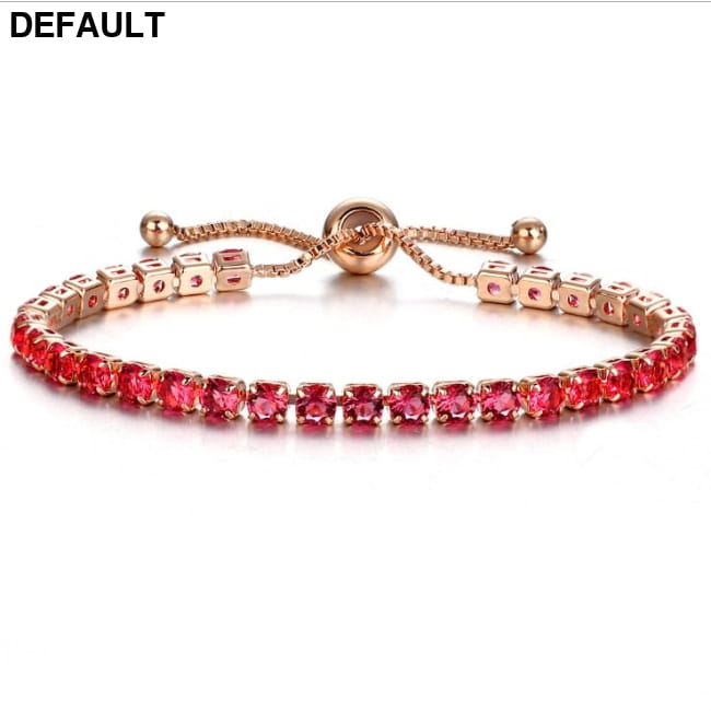 Luxury 4mm Cubic Zirconia Tennis Bracelets Iced Out Chain Gred Sterling Silver