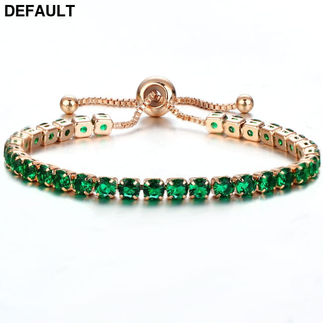 Luxury 4mm Cubic Zirconia Tennis Bracelets Iced Out Chain Sterling Silver
