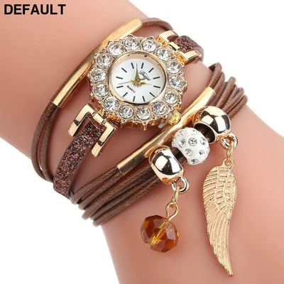 Luxury Gemstone Watches Brown Women