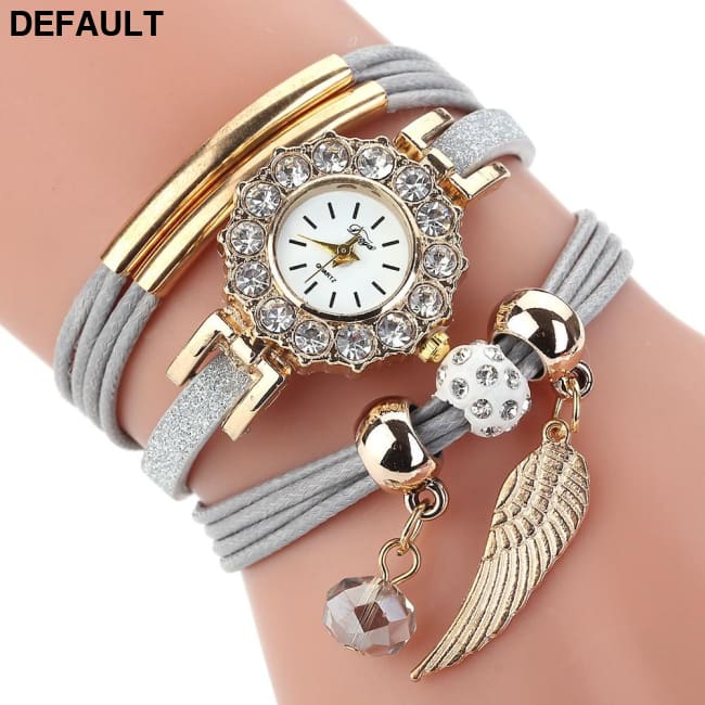 Luxury Gemstone Watches Gray Women