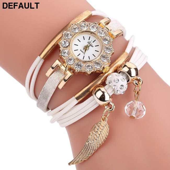 Luxury Gemstone Watches white Women