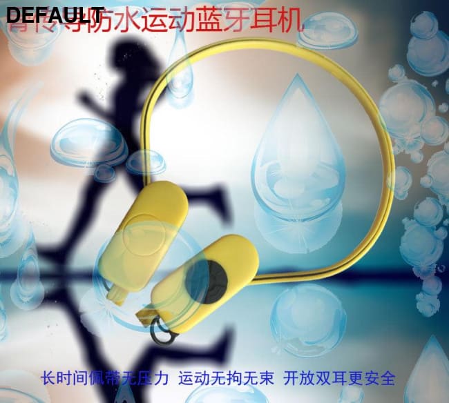 Luxury Lossless Bluetooth Headset MP3 Player Music Bone Conduction Waterproof Swimming Headsets Protect Eardrum 32GB