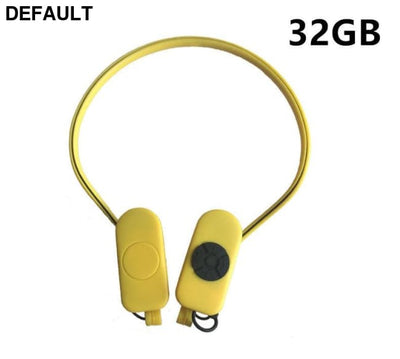 Luxury Lossless Bluetooth Headset MP3 Player Music Bone Conduction Waterproof Swimming Headsets Protect Eardrum 32GB