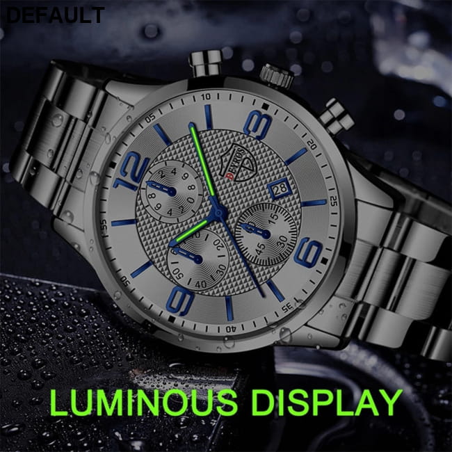 Luxury Mens Watches Stainless Steel Quartz Male Wristwatch Men Sport