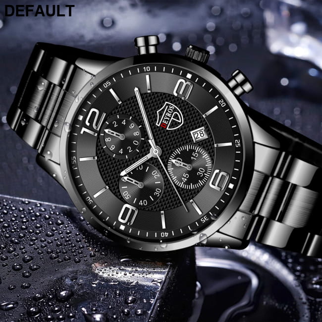 Luxury Mens Watches Stainless Steel Quartz Male Wristwatch Men Sport