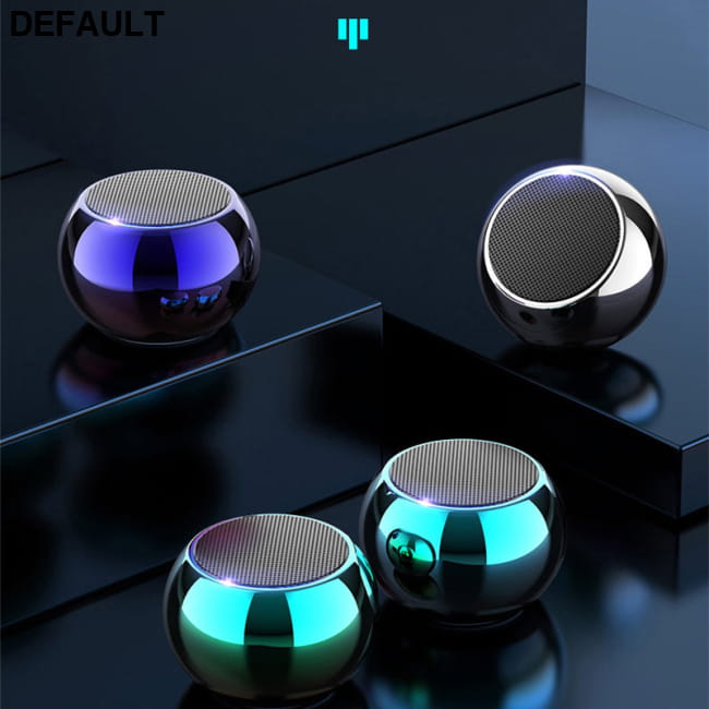 M3 Colorful Wireless Speakers 3D Mini Electroplating Round Bluetooth Electronics