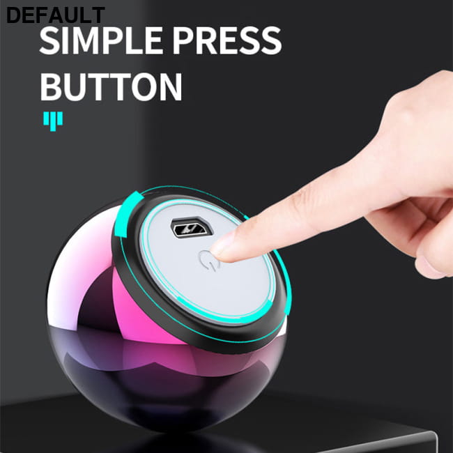 M3 Colorful Wireless Speakers 3D Mini Electroplating Round Bluetooth Electronics
