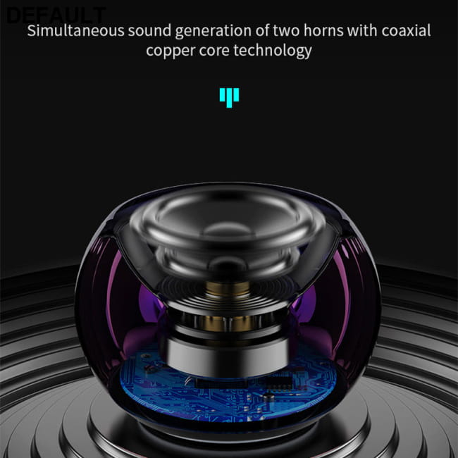M3 Colorful Wireless Speakers 3D Mini Electroplating Round Bluetooth Electronics