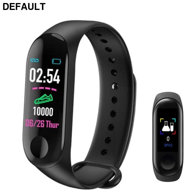 M3+ Smartwatch: Heart Rate & BP Monitoring Black Smart Watches Best Selling Products Sporting Goods