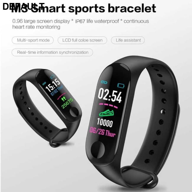 M3+ Smartwatch: Heart Rate & BP Monitoring Smart Watches