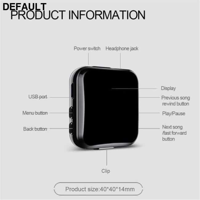 M7 Bluetooth Dsd Sound Mp3 Sports Hifi Audio Fm Radio 32GB Mini Speakers Handheld Players & Recorders