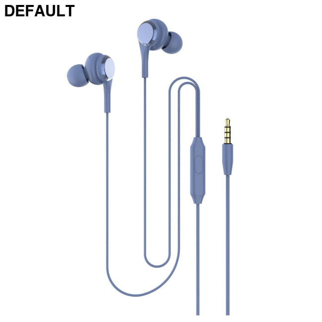 Macaron Color In-Ear Wired Headphones; Lightweight Purple Earbuds Best Selling Products