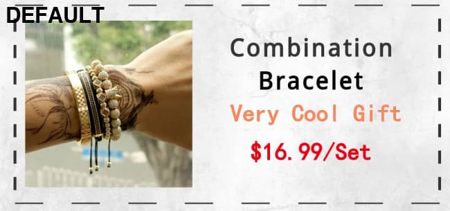 Men Bracelet jewelry 4pcs/set crown charms Macrame beads Bracelets Braiding Man Luxury Jewelry for women bracelet gift