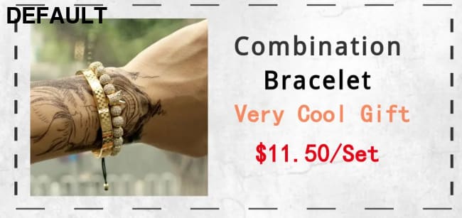 Men Bracelet jewelry 4pcs/set crown charms Macrame beads Bracelets Braiding Man Luxury Jewelry for women bracelet gift