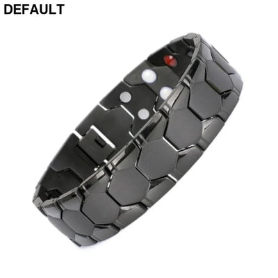 Men Braided Magnetic Bracelet Arthritis Health Energy Male Gift Therapy Magnets for Wholesale Black Bracelets