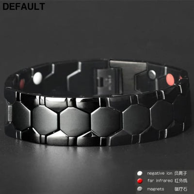 Men Braided Magnetic Bracelet Arthritis Health Energy Male Gift Therapy Magnets for Wholesale Bracelets