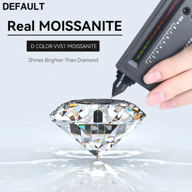 Men Ring 100% Genuine 1ct Shining Moissanite Rings Sterling Silver