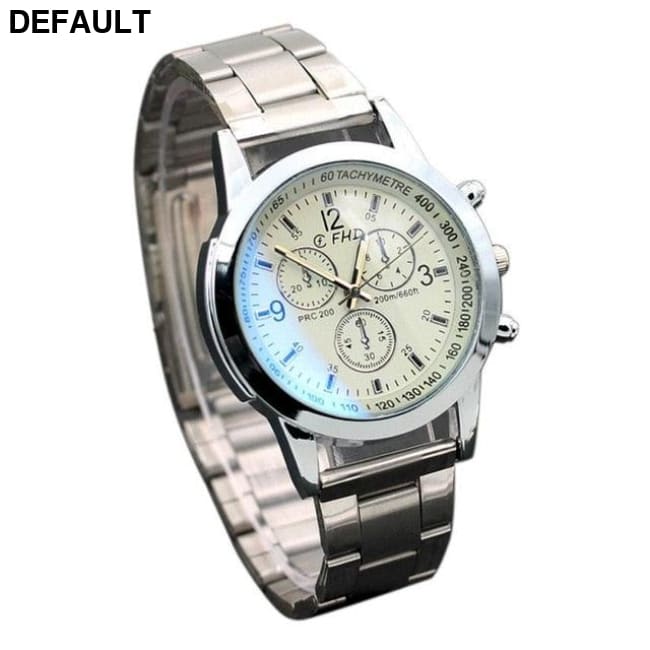 Men Watches: Stainless Steel Luxury white Sport Watches