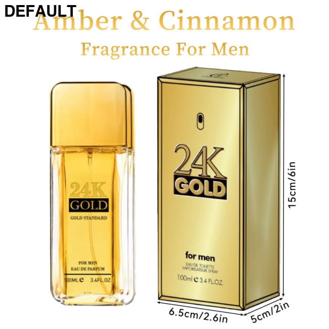 Men’s Amber & Cinnamon Eau De Toilette Spray – Unique Long-Lasting Fragrance for Daily Wear or Special Occasions 88217