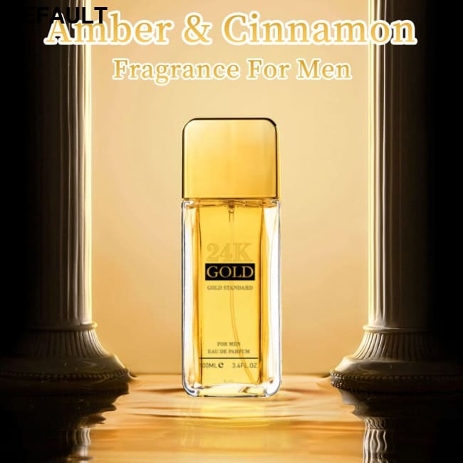 Men’s Amber & Cinnamon Eau De Toilette Spray – Unique Long-Lasting Fragrance for Daily Wear or Special Occasions 88217