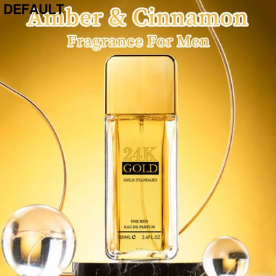 Men’s Amber & Cinnamon Eau De Toilette Spray – Unique Long-Lasting Fragrance for Daily Wear or Special Occasions 88217