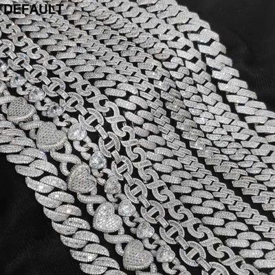 Mens Cuban Link Chain Bracelet Gold Plated Bling Miami Prong Set Diamond for Men 25MM Iced Out Hip Hop Jewelry Bracelets