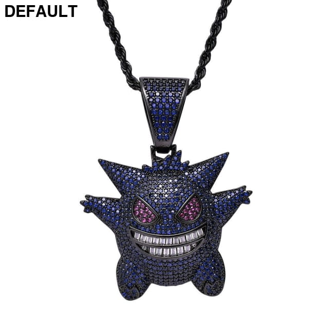 Men’s Fashionable Jewelry; Hip-hop Personality Funny Blue / CN Men Necklaces Sterling Silver