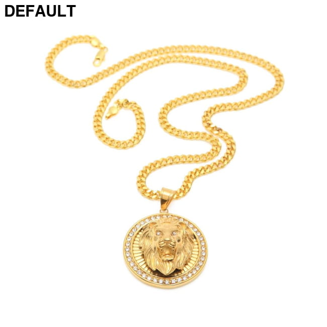 Mens Hip Hop Jewelry Iced Out Gold Color Fashion Bling Men Necklaces Sterling Silver