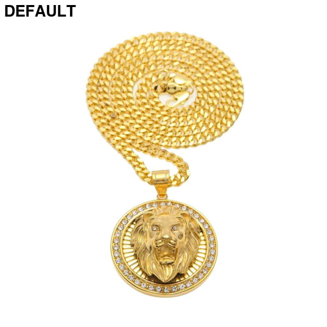 Mens Hip Hop Jewelry Iced Out Gold Color Fashion Bling Men Necklaces Sterling Silver