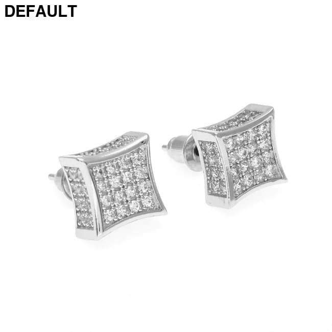 Men’s Hip Hop Micro-zircon-encrusted Stud Earrings Men