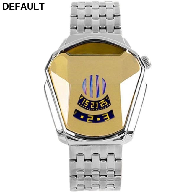 Men’s Quartz Watch With Alloy Steel Band Silver Men Watches Best Selling Products